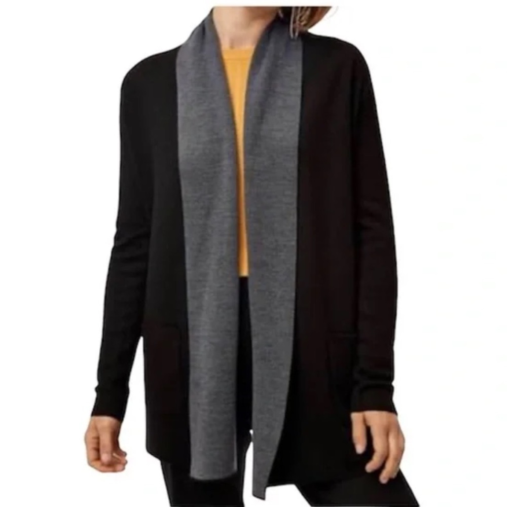 NWOT BABATON Marino Wool Long Cárdigan Size S